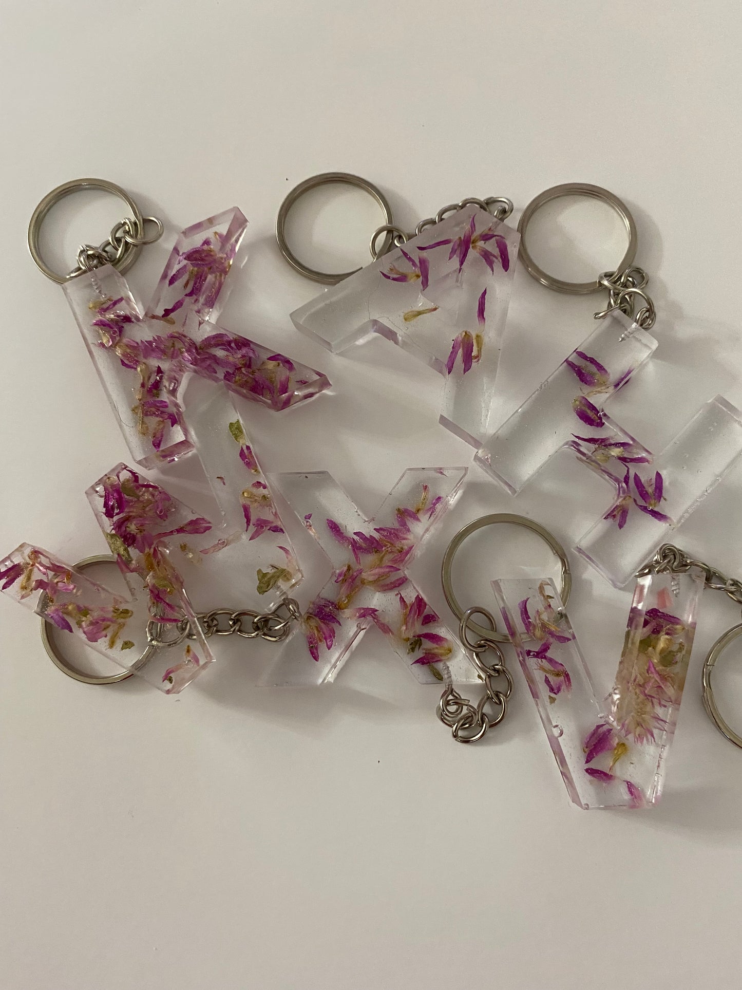 Custom Alphabet Keychain – Personalized Initial Keyring, Bag tag