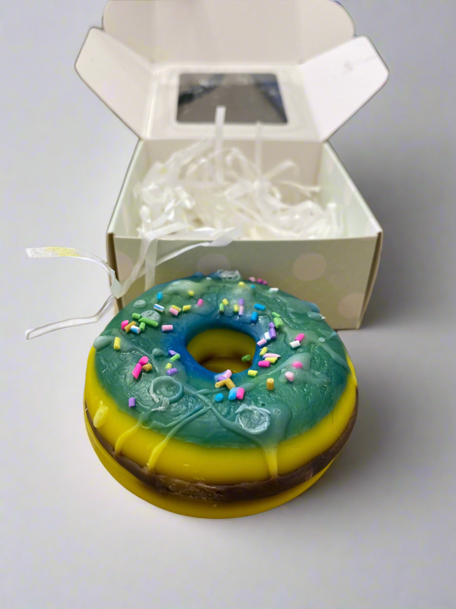 Donut soap - cute handmade gift, fun bath treat, scented & adorable gift. Party