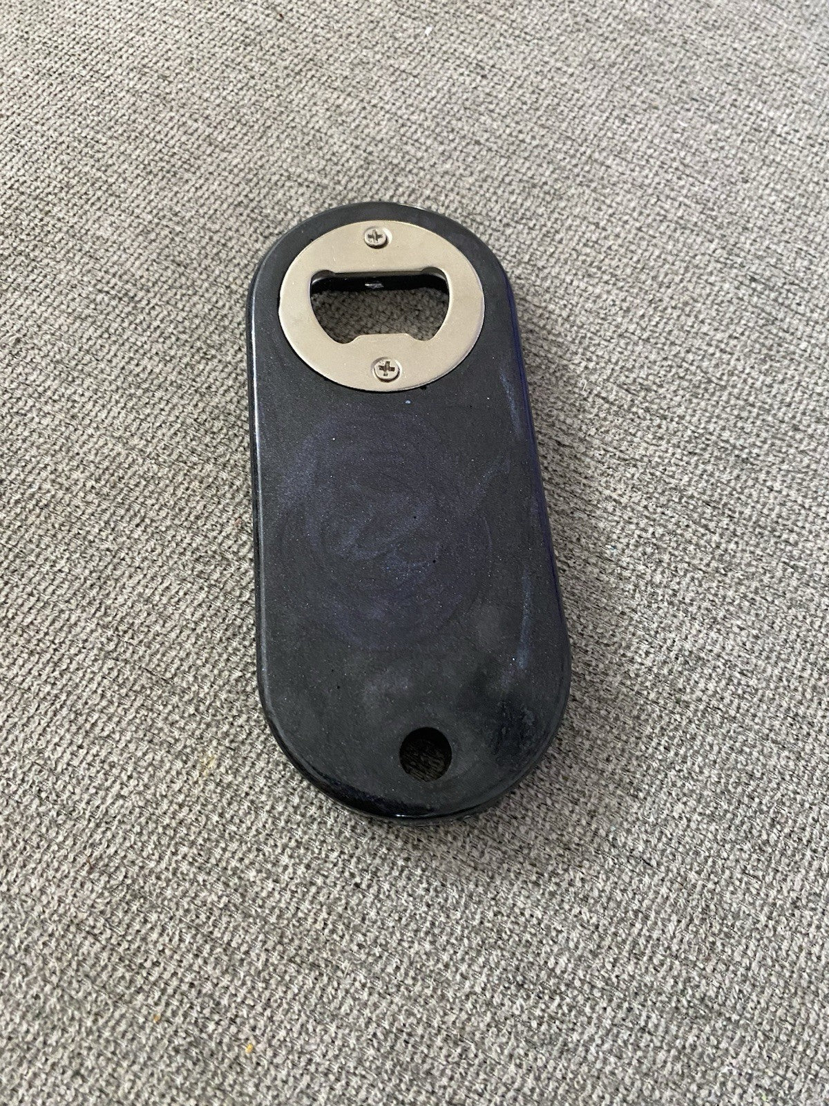Elegant Handmade Resin Bottle Opener-fun gift for Beer Lovers, bold, Unique.