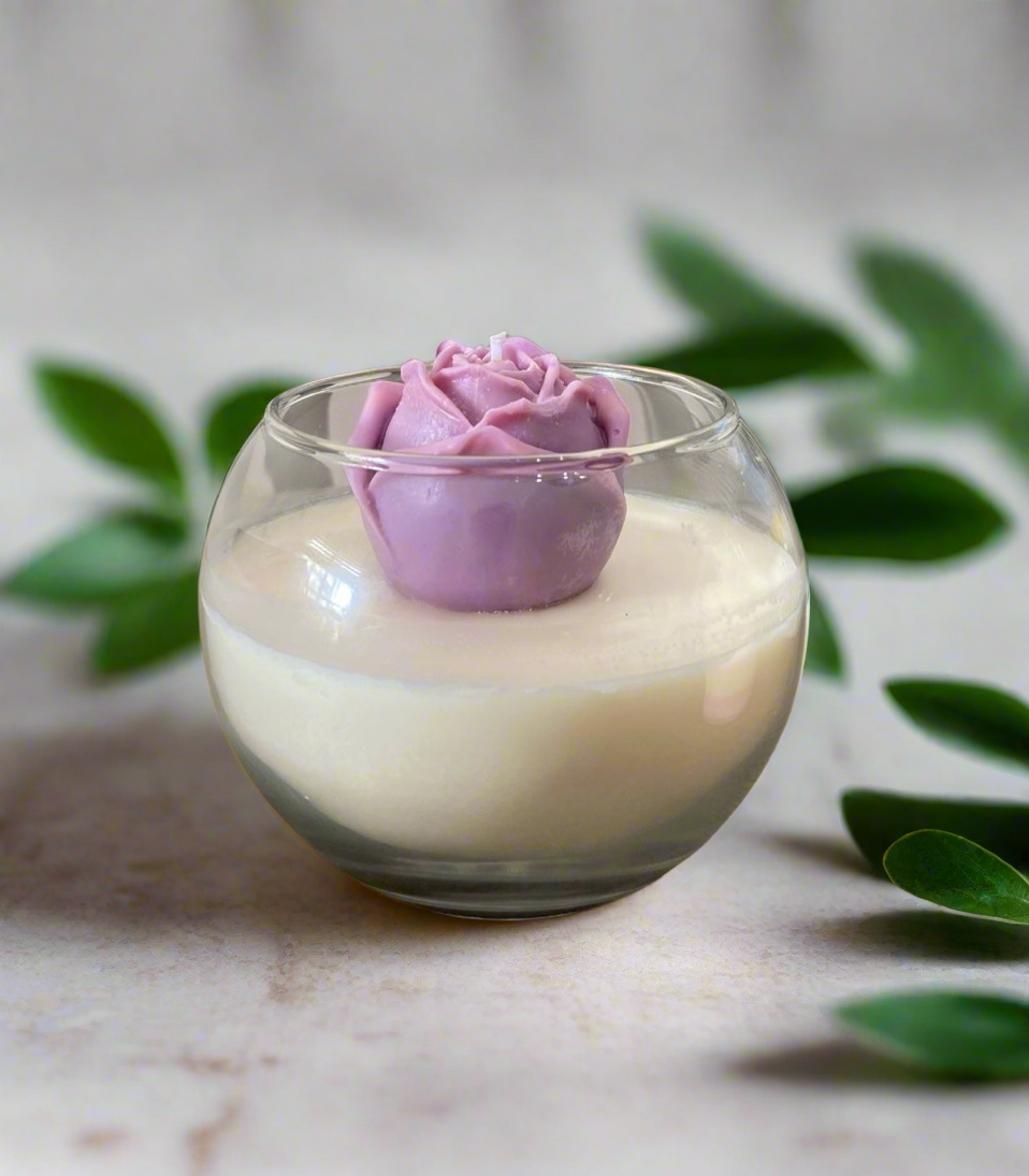Fresh Scent Candle, Soy Wax Vanilla.