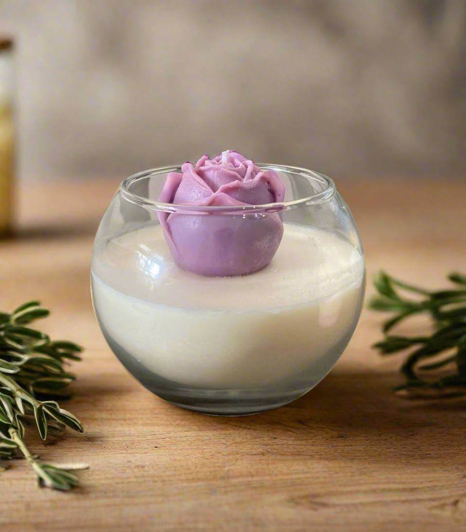 Fresh Scent Candle, Soy Wax Vanilla.