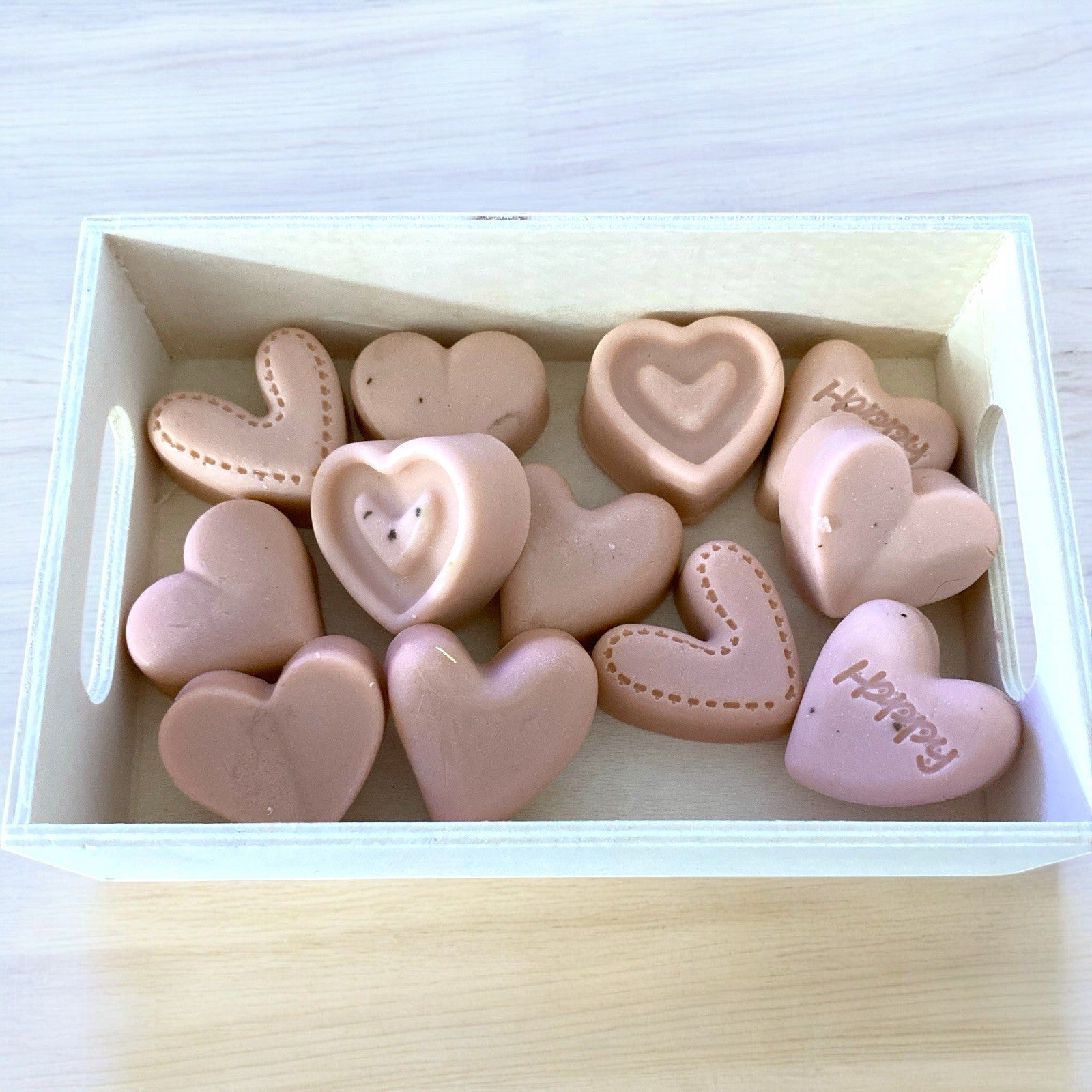 Small Heart Fresh Scents Soaps ,Gift Set, Great For Party Decor, Gifts, Decor