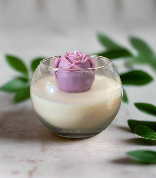 Fresh Scent Candle, Soy Wax Vanilla.