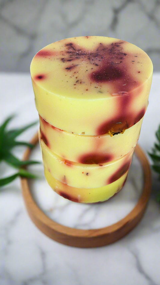 Scented Soap Set 4 Small Round Soaps